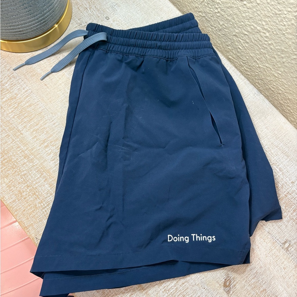 Navy Outdoor Voices "Doing Things" Shorts